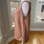 Tribal Jeans Camel Tan Knit Sweater Vest w Braided Details Size Large Photo 1