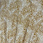 Loft XS Abstract Print Flowy Cottagecore Peasant Top Modest V Neck Ruffle Wrist Photo 2