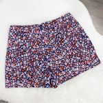 BCBGeneration  Floral Pleat Front Shorts Blue 4 Photo 2