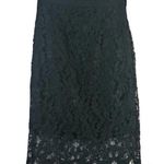 Socialite  Black Pencil Skirt Lace Overlay Size Small Photo 0