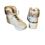 Skechers  OFF WHITE "STREET MILLION WILD INTUITION" WEDGE HEEL BOOTIES (8) Photo 7