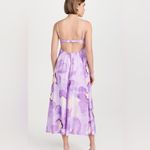 Bardot  Purple Printed Midi Dress Photo 5