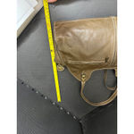 Patricia Nash Patricia‎ Nash Ergo Satchel Green Leather Studded Hobo Shoulder Bag Purse Photo 9