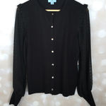 CeCe  Scarlet Dream Black Cardigan Photo 0
