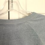 Double Zero Beach Bum Oversized Light Blue Cropped Sweatshirt Size S Photo 5