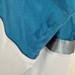 Cacique  Blue Colorblock Sheer Satin Chiffon Slip Plus Size 26 HEAVILY FLAWED Photo 11