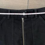 Madewell Denim Utility Zip Skirt in Black Frost Photo 6