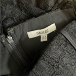 Revolve NWT Sau Lee Selena Lace Dress‎ in Black Size 6 Photo 5