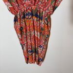 Maeve Anthropologie Ikat Print Dolman Sleeve Cinched Waist Dress Size Medium Photo 2