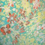 Free People Feeling Groovy Maxi Dress Size XL 70s Chartreuse Floral Bohemian Photo 8