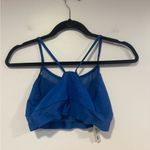Victoria's Secret Blue mesh Victoria sport strappy‎ sports bra Photo 2