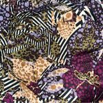 Anthropologie  FEI bustier strapless animal print blouse Photo 1