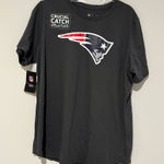 NFL Nike New England Patriots Crucial Catch T-Shirt Grey Women's Size XXL Photo 0