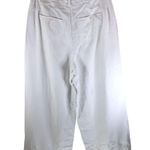 Madewell Womens The Harlow Wide-Leg Pant in 100% Linen Eyelet White 14 Photo 4