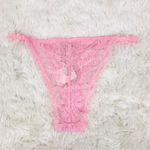 Free People INTIMATELY Pink Lace Bandeau Bra Bralette Bikini Panty Set Large New Photo 10