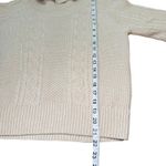 Willi Smith Women's Cable Knit Turtleneck Sweater Cozy Cotton Knitwear Large Photo 8