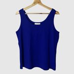 Chico's Chico’s Lace Duster and Tank Set Blue Size 2 Large Mysterious Blue Layering Top Photo 5