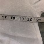 WHITE CLASSIC BUTTON UP SHIRT LONG SLEEVES WITH BUTTON CLOSURE PTP 21” Size undefined Photo 11