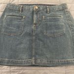 Gap Blue Mini Skirt Casual Denim Photo 0