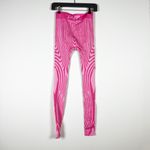 LAPP Seamless Athletic Work Out High Rise Pink Abstract Print Pattern Leggings S Photo 2