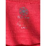 Gaiam  Yoga Tank Toop Womens Large Twist Front Coral Photo 4