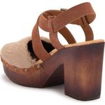 Kork-Ease KORKS Wendy Faux Fur Taupe Rust Brown Clog Heels Size 10 NWT Photo 1