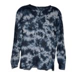 Fifth Sun Shirt Womens Small Gray Tie Dye Southwest Wolf Scene Basic Casual Photo 1