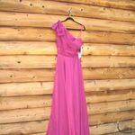 Mac Duggal 67476 Womens PLEATED ONE SHOULDER CHIFFON GOWN Photo 6