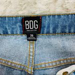 BDG  Hi Waist Raw Hem Cropped Jeans Sz 26 Buttonfly Photo 3