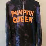 Pumpkin queen tye dye hoodie size womens small oversized Purple Photo 0