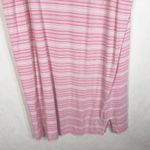 Oscar de la Renta  XL Nightgown Shift Pink Stripe Cotton Stretch Short Sleeve 233 Photo 6