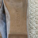 Charles by Charles David  Gray Suede Pom Pom Flats Photo 6