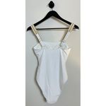 Ramy Brook Myra One-Piece Swimsuit in White/Gold Size Small Photo 5