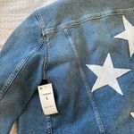 Levi’s Oversized Star Denim Jacket White Size L Photo 2