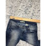 Paris Blues  Demin Jeans Size 7 Blue Pant Cut‎ Back Pocket Lucky Design Stitching Photo 5