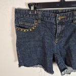 Michael Kors Dark Blue Jean Shorts Photo 1