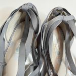 Boden USA Boden Florence Polka Dot Pointed Toe Ankle Strap Flats Gray EU 38/US 7 Photo 5