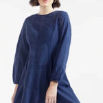 Outerknown  Navy Long Sleeve Elliott Organic Cotton Dress Size XS Photo 0