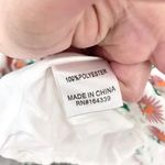 Petal and Pup  Anya Floral Ruffle Shoulder Puff Sleeve White Mini Dress US 10 Photo 3