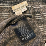 Anthropologie Holding Horses Printed Tunic Dress Embroidered Gray Size Medium Photo 7