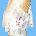 Mapale resort and swim wear! Nwt! Ivory white locy style 2 piece coverup! Size undefined Photo 11