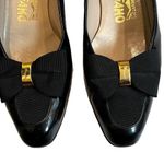 Salvatore Ferragamo for Saks Fifth Avenue Patent Princess Heel Pumps, Sz 8AAA Photo 3