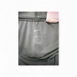 Nike ADV Running Shorts Women's Large Teal Green Split Hem Back Zip Pocket Photo 3