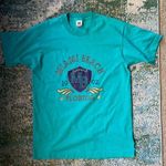 Vintage 90s Miami Beach FL teal short sleeve t Photo 0