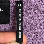 Urban Outfitters  Long Sleeve Cropped Sweater Twist Front Purple Size Small Photo 3