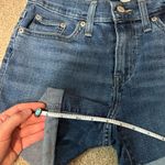 Levi's  Denim Mid-Length Shorts Stretch Dark Wash Women Size 27 Photo 5