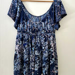 Free People  Sun Kissed Boho Babydoll Top Sz M Photo 0