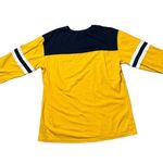 Tommy Hilfiger XL Lions Baseball Tee Long Sleeve Yellow Navy Vintage Photo 1