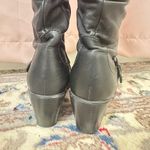 Dansko  black heeled leather long dress boots sz 37 Photo 4