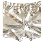 Pizazz Silver Metallic Cheer Dance Pants Briefs Trunks Bloomers Shorts Size M Size M Photo 6